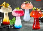 Mushroom Shape Beverage Cocktail Glass Bottle Transparent 285ml For Bar Store