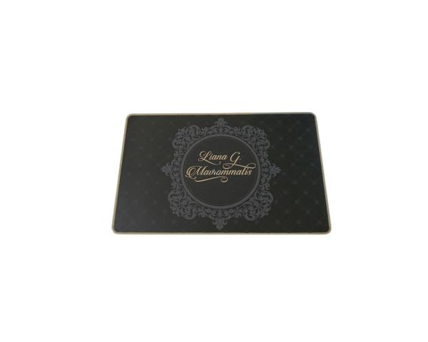 Buy cheap Stainless Steel Black Metal Card CR80 Gold Silver Print from wholesalers