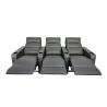 Buy cheap Grey 34kg/m3 3 Seater Motorized Electric Recliner Sofa from wholesalers