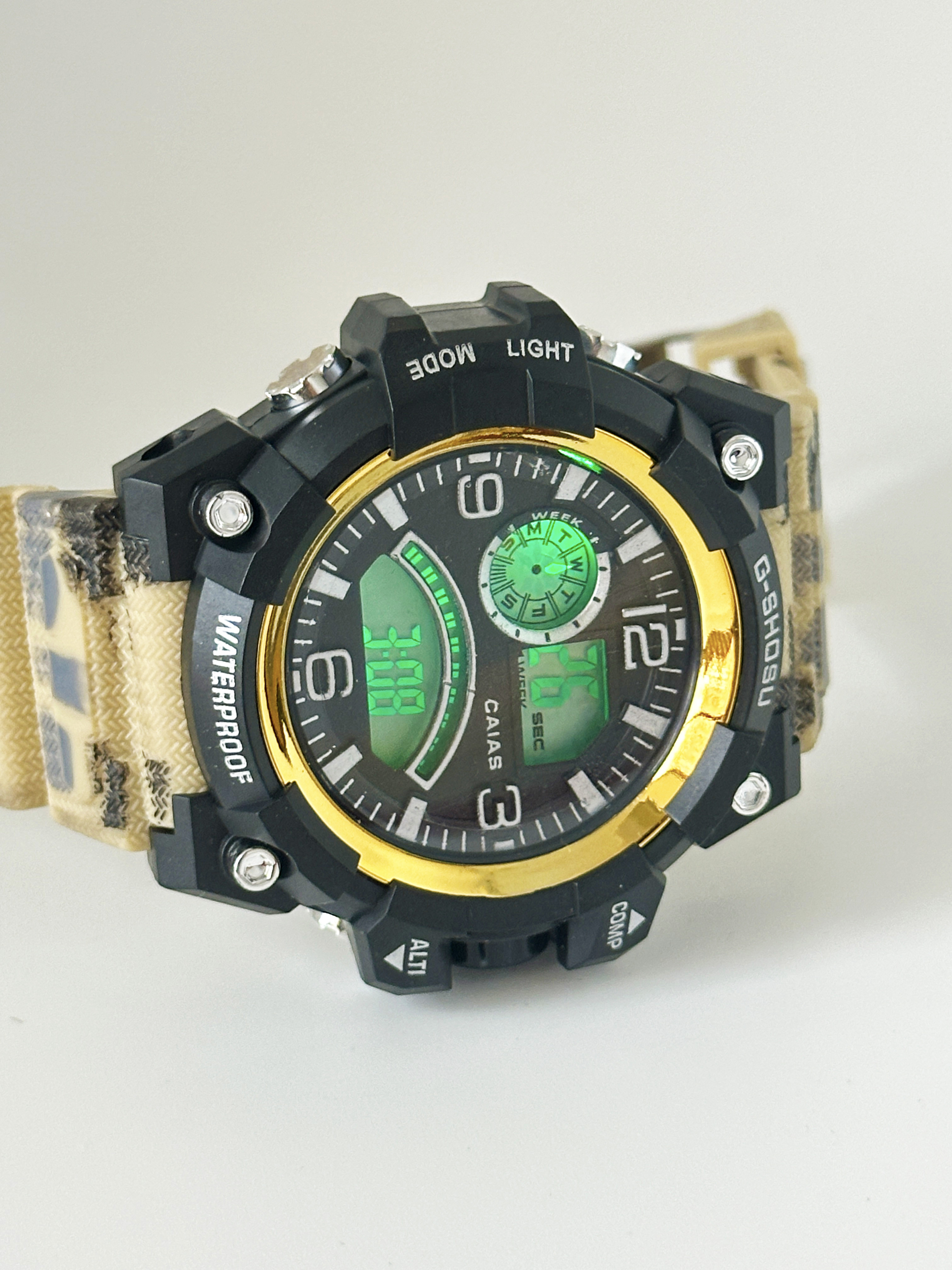 Fashion Sports Chronograph Watch Water Resist Quartz Men Wrist Watch Customized