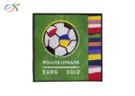 Exquisite Heat Cut Border Embroidery Soccer Patch For Custom Garment