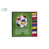 Buy cheap Exquisite Heat Cut Border Embroidery Soccer Patch For Custom Garment from wholesalers