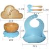 Buy cheap Bamboo Baby Silicone Bowl Divided Irregular Bear Shape Eco Friendly Tableware from wholesalers
