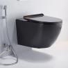 Buy cheap Dual Flush Gravity Wall Hung Toilet P Trap Self Cleaning Glaze from wholesalers