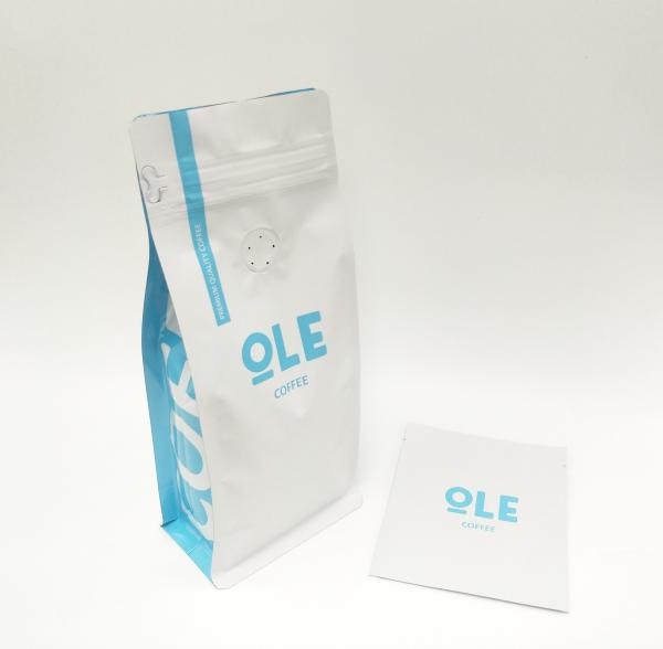 Buy cheap Soft Touch Flat Bottom Pouch for Coffee Beans or Tea Customized Design from wholesalers