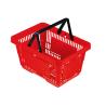 Buy cheap Reusable Plastic Shopping Basket For Retail Store 28L 35L 45L Capacity from wholesalers