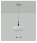 Bauhaus Pendant Light Retro Dining Room Hanging Light Cream Custard Tart Light