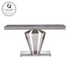 Buy cheap OEM 140x45x75cm Metal Marble Top Console Table For Living Room from wholesalers
