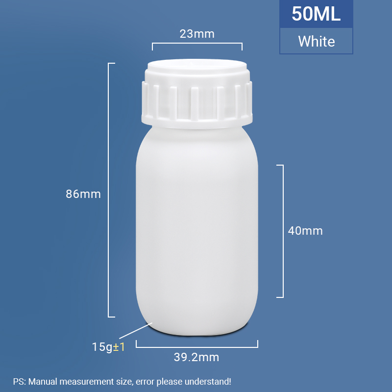Screw Cap HDPE EVOH Barrier Empty Pill Co Ex Bottle For Pesticide Packaging Custom Logo