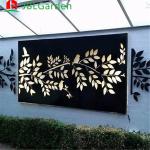 Corten Outdoor Garden Privacy Metal Laser Cut Outdoor Screens Decorative