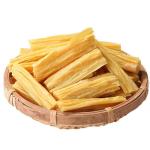 Bright Yellow 500g Dried Bean Curd Sticks In Carton Packaging ISO / HACCP