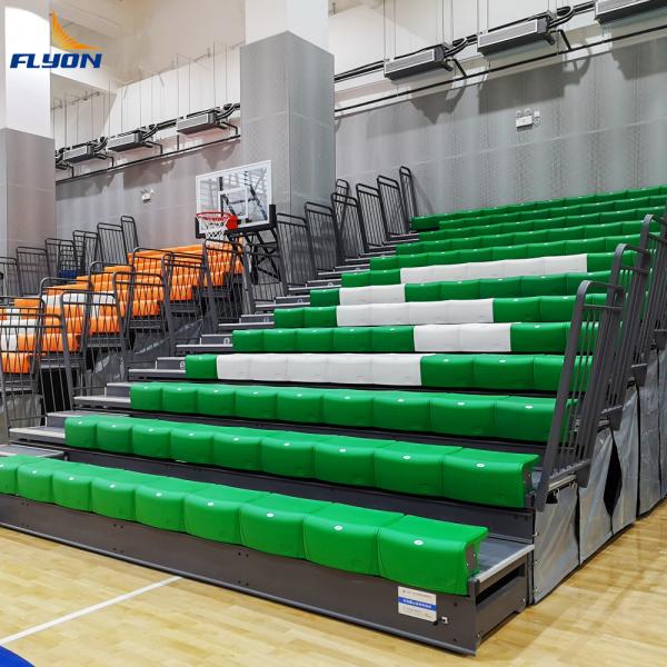 Buy cheap Customizable Retractable Bleacher Seating / Retractable Seating for 200-500 People from wholesalers