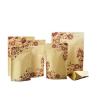 Buy cheap promotional cheap small brown kraft paper bags/k stand up karft paper bag with clear window from wholesalers