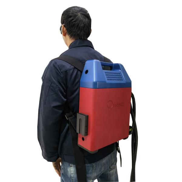 Quality Portable 100W MOPA Pulse Fiber Laser Cleaning Machine for Rust Removal for sale