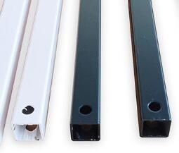 Buy cheap Heavy Duty Wall Fixed Aluminium Uprights 20x20x2mm For Aluminium Burglar Doors from wholesalers