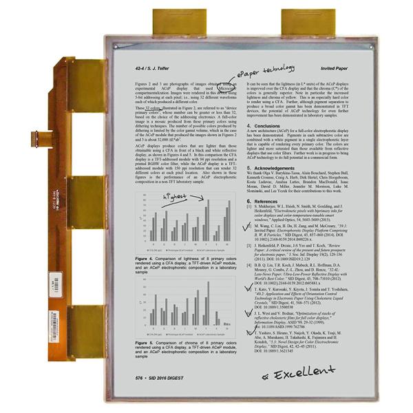 Buy cheap 1600 * 1200 Pixels E Paper Display Module , 13.3 Inch Flexible ED133UT2 E Paper Screen from wholesalers