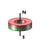 Buy cheap Y35 Grade Permanent Ferrite Ring Magnet SrO / Bao And Fe2O3 Material from wholesalers