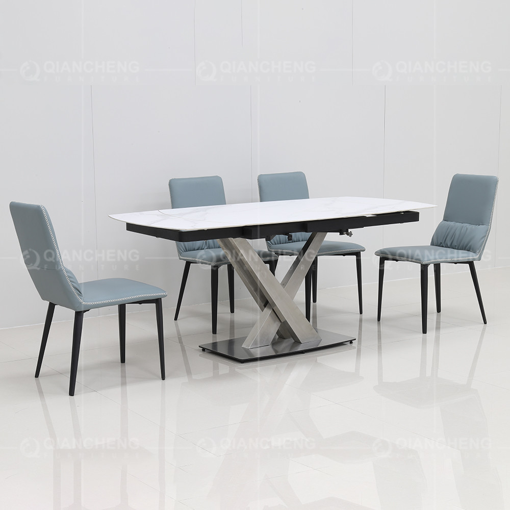 Qiancheng Marble Dining Table With Chairs