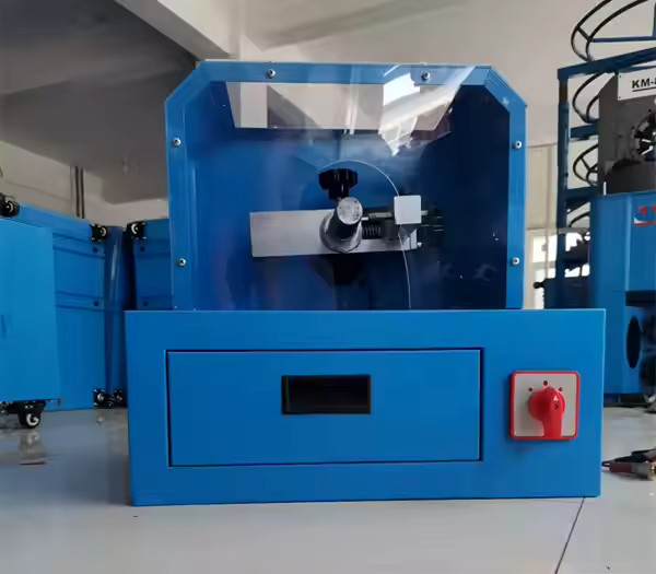 12v Voltage Blue Color Car Lading 35kg Hose Skiving Machine 2 Inch Motor Power 0.4kw for Benefit/Hose Peeling Machine