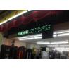 Buy cheap High Brightness Trivision LED Text Display / outdoor led message boards P10 Single Green from wholesalers