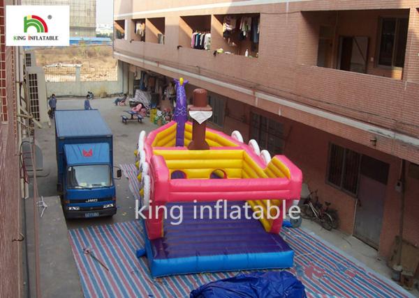 Buy cheap Colorful Dragon Inflatable Jumping Castle For Kindergartens 3m*7m*3m from wholesalers