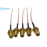 Buy cheap IPEX MHF UFL to SMA Female Bulkhead Straight Connector RG316 Pigtail Cable product