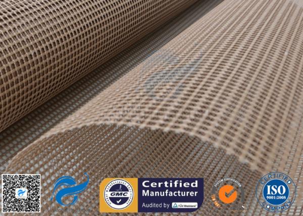 Buy cheap PTFE Coated Fiberglass Fabric 580GSM 4*4MM Mesh Screen Printing Conveyor Belt from wholesalers