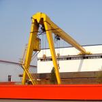 Compact Remote Span 30m 32t A4 Single Beam Gantry Crane Outdoor Using