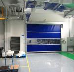 Industrial PVC Galvanized Steel Frame High Speed Shutter Door For Garage