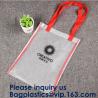 Buy cheap Large Merchandise Pink and Purple Thick Plastic PVC Gift Bags Retail Clothing Shopping Bags,eco-friendly transparent sho from wholesalers