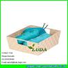 Buy cheap LDKZ-020 fashion home storage box pp yarn woven tray shelf with eyelets from wholesalers