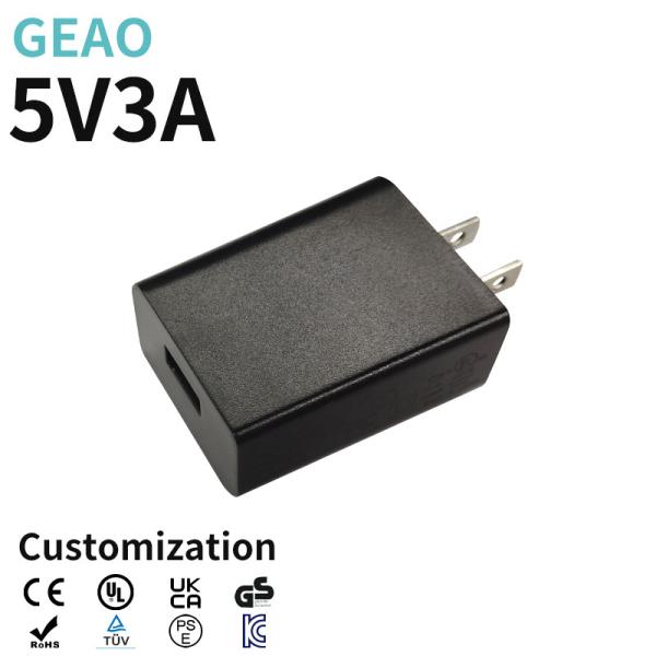 Buy cheap 15W 5V 3A High Speed USB Wall Charger For Home Office Use Wall Outlet Charger from wholesalers