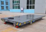 Heat Resist Electric Material Handling Cart , Flat Load Transfer Trolley