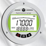 SS304 Water Oil Gas Digital Pressure Gauge 80mm 600 Bar