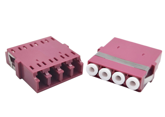 LC/PC 4P FTTx OM3 Fiber Optical Adapters For FTTH Box