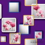 European Modern 3D Home Wallpaper For Bedroom Walls SGS CE Certificate