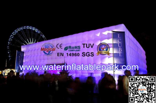 Buy cheap Waterproof Giant Inflatable Lighting Tent For Exhibition Show And Event from wholesalers