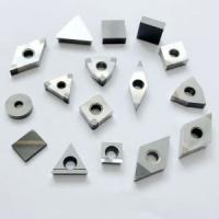 Buy cheap Customized Size CBN Grooving Inserts 4500 HV Hardness Silver Grey Color product