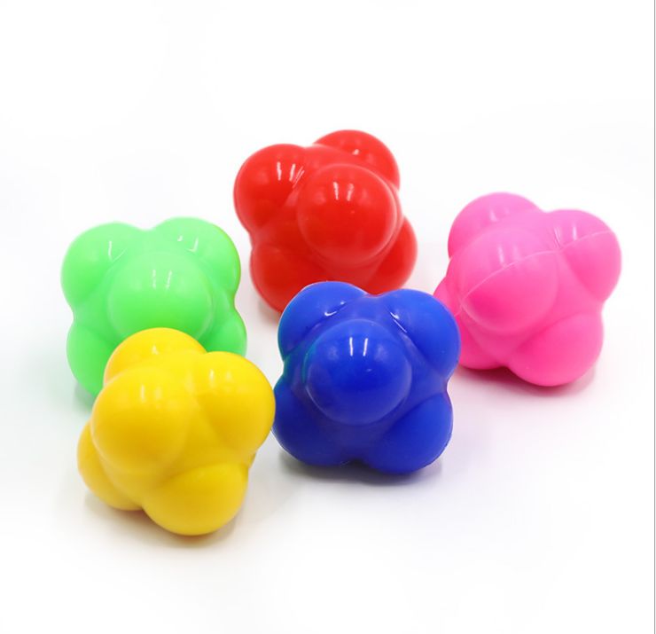 Field Training Rubber Reaction Ball Set For Hand Eye Coordination Agility Trainer