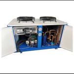 Hot Gas Defrosting Refrigeration Equipment R404a 1800W