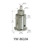 Satin Silver Plated Lock Grippers Hanging System With A Cap YW86102