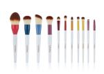 11Pcs Handcrafted Nano Crystal Fiber Makeup Brush Set