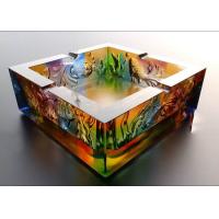 Buy cheap Square / Round Shape Ashtrays Home Decorations Crafts 120*45mm For Smoker product