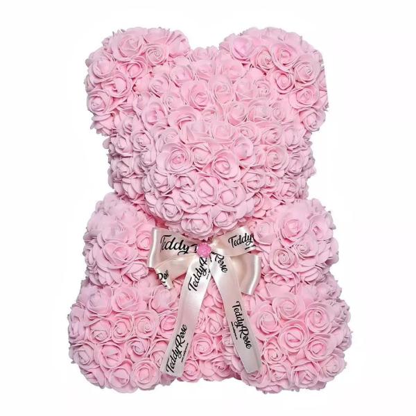 Buy cheap Hot Selling Wholesale Foam / PE Handmade Artificial Flowers Rose Bear for Valentine Day Gift 40cm rose bear from wholesalers