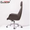 Buy cheap Brown Swivel Leather Chair Classic Style Custom Commercial Office Chairs from wholesalers