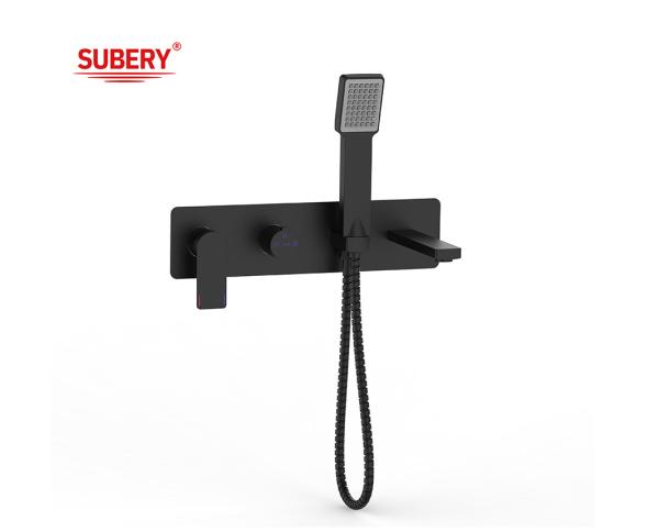 Buy cheap Modern Wall Mounted Bathroom Shower Mixer Taps Chrome Brass Single Lever from wholesalers
