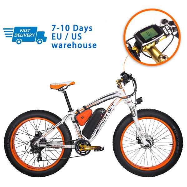 Quality US EU STOCK Top-012 Rich Bit Ebike Fat Tire 1000w 48v-17ah Motor Brushless for sale