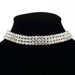 Sparkle Decorative Rhinestones Collar Dance Wear Accessories for Children