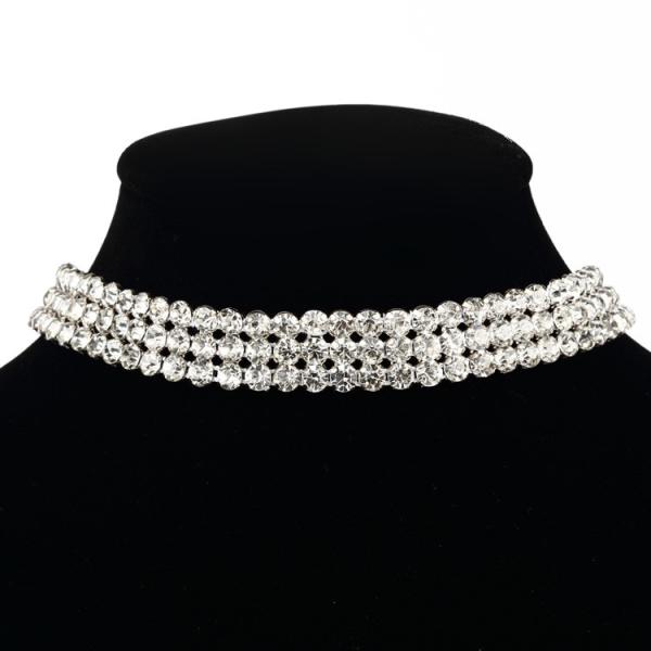 Buy cheap Sparkle Decorative Rhinestones Collar Dance Wear Accessories for Children from wholesalers
