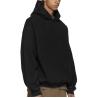 Buy cheap Custom Non Drawstring Blank Oversized Sweatshirts Black Cropped Hoodies from wholesalers